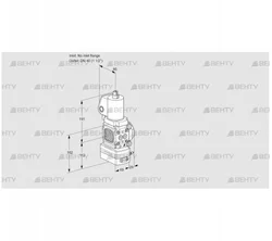 VAG2T-/40N/NKGLAA (88029816) Газовый клапан с регулятором соотношения Kromschroder