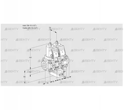 VCH1T15N/15N05NHAVQGR/PPPP/PPPP (88101038) Клапан с регулятором расхода Kromschroder