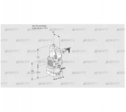 VAG2-/40R/NWAE (88005644) Газовый клапан с регулятором соотношения Kromschroder