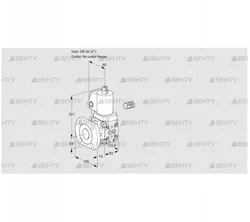 VAS350/-F/NWGL (88009126) Газовый клапан Kromschroder