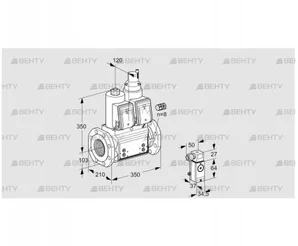 VCS8100F05NLWR3B/PPPP/P3MM (88207562) Сдвоенный газовый клапан Kromschroder