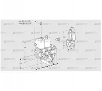 VCH2E40R/40R05NHEVWL3/BSPP/PPPP (88104235) Клапан с регулятором расхода Kromschroder