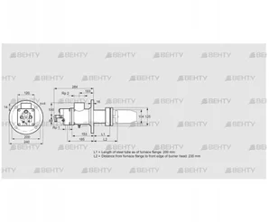 BIC 100MB-200/235-(118)E (84033630) Газовая горелка Kromschroder