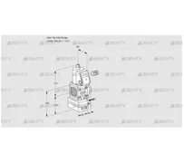 VAG2-/40R/NKAE (88030800) Газовый клапан с регулятором соотношения Kromschroder