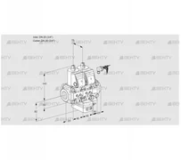 VCH1E20R/20R05NHEVWR/MMMM/PPPP (88107724) Клапан с регулятором расхода Kromschroder