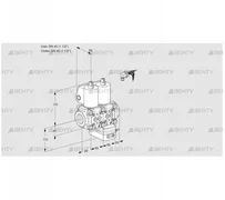 VCG2E40R/40R05NGEWL3/PPPP/PPPP (88103945) Клапан с регулятором соотношения Kromschroder