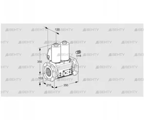 VCS8100F05NNWL3E/PPPP/PPEP (88205345) Сдвоенный газовый клапан Kromschroder